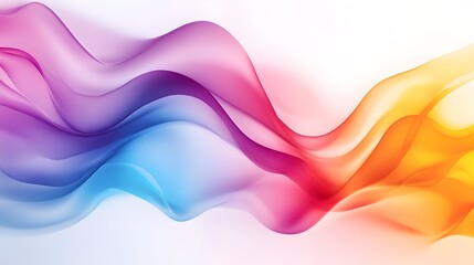 Fototapeta premium Vibrant Colorful Fluid Waves and Flowing Gradient Abstract Background