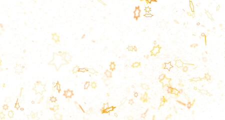 Drifting Christmas Stardust: Captivating 3D Illustration of Descending Stardust Particles for the...