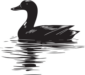 silhouette of a duck,bird, swan, animal, duck, goose, illustration, vector, silhouette, nature, cartoon, water, beak, icon, black, wild, lake, drawing, wildlife, birds, design, feather, love, art, sym