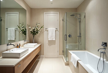 modern bathroom interior
