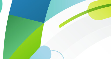 Fototapeta premium Abstract geometric shapes in soft colors, creating a balanced and harmonious visual composition