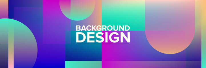 Modern abstract background for presentation design, dynamic shapes composition. Vector illustration