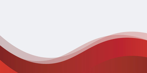 Red curve on a white background vector