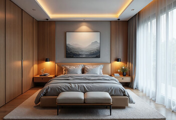 luxury hotel room