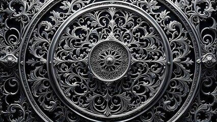 ornamental round lace ornament