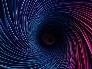 Obraz premium Neoninfused spiral tunnel with intricate lines and a deep sense of motion, Abstract tunnel background, Spiral neon