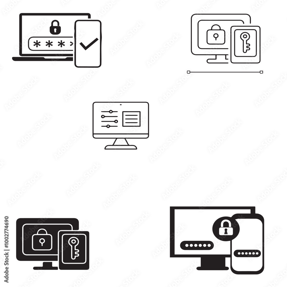 Poster authentication vector set