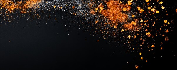 Fototapeta premium Firework display with shimmering silver and gold sparkles, vibrant night celebration, Watercolor style