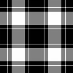 Bathroom background textile texture, teenage check plaid fabric. Picture vector tartan seamless pattern in gray and black colors.