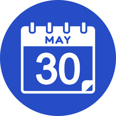30 May Vector Icon Design