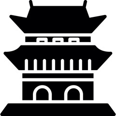 Naklejka premium Ming Tomb Icon