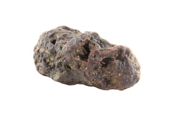 A single stone isolated on transparent background.