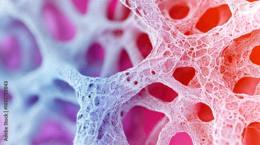 Poster colorful abstract texture of cellular structures