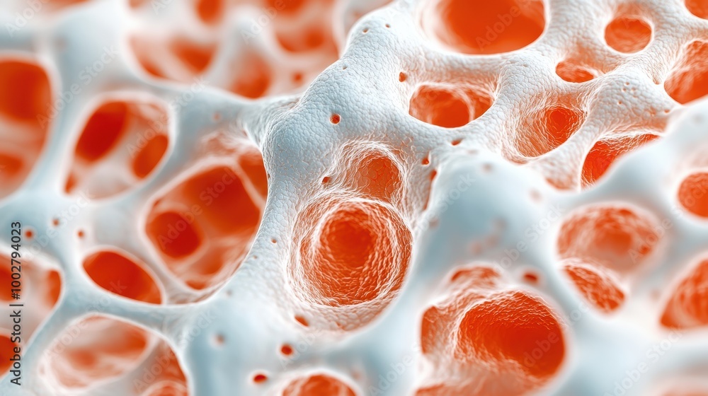 Aufkleber abstract macro view of textured biological material