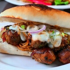 grilled meatballs and meatball varieties 
