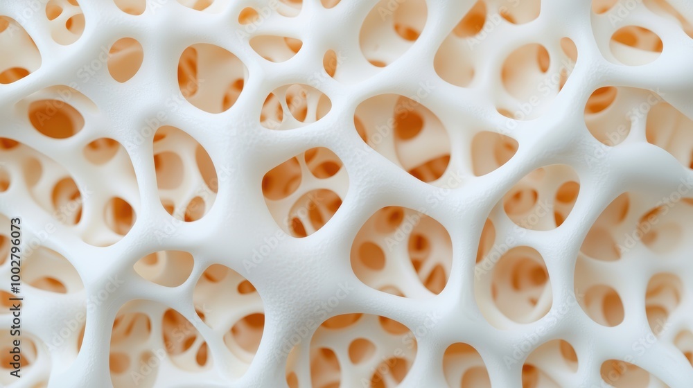 Poster abstract organic texture with soft creamy patterns