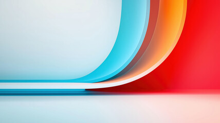 Simple business Background for Your Design Project with Light colors 3D Shapes and Lines