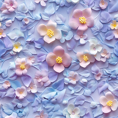 flower, seamless pattern, the beauty of the colors of flower petals