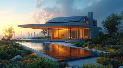 Innovative Solar Energy Integration in Futuristic Home Design for Sustainable Living