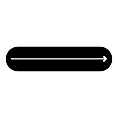 Loading Bar Icon. Simple Waiting Symbol Vector Illustration.