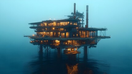 Underwater Construction Industry Building Offshore Energy Platforms and Infrastructure