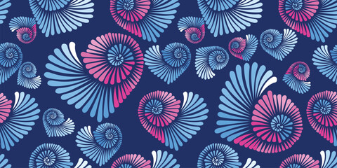 Colorful lines in different sizes. Abstract composition with 90s multicolored flying or explosion lines. Form of heart vector background