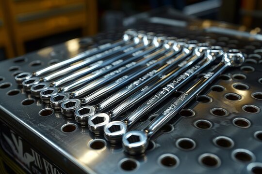 High quality chrome vanadium steel mechanics tool set for durable repairs and socket solutions