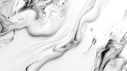 Fototapeta premium Honest swirling patterns form a mesmerizing abstract design on a white background, symbolizing truth and transparency in an artistic display