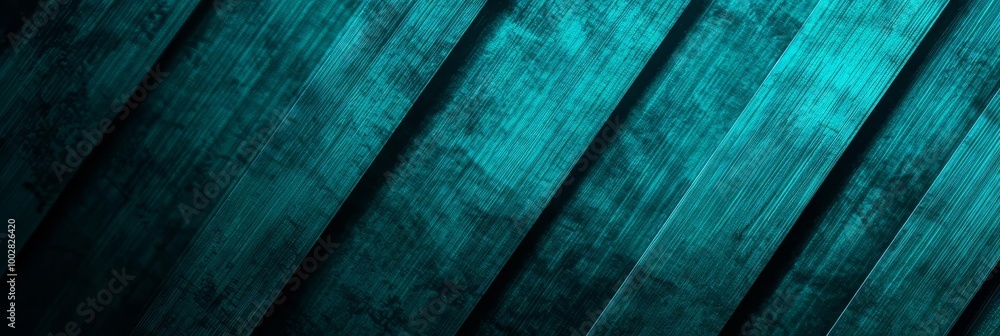 Poster abstract teal background with lines and texture.
