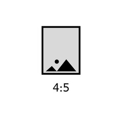 Videos / Images - Aspect ratio icons
