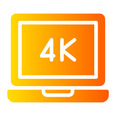 4k gradient icon