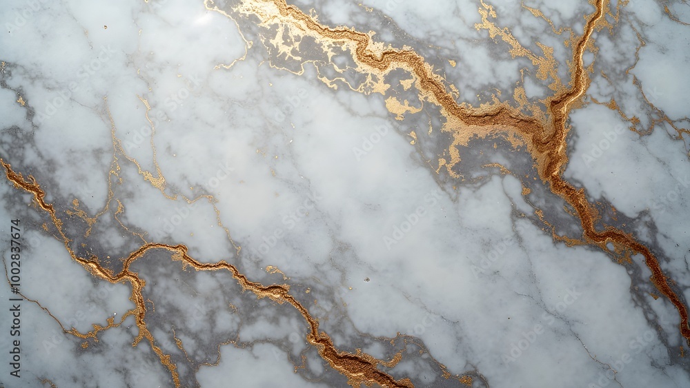Poster white marble texture background pattern with high resolution. marble motifs that occur naturally gen