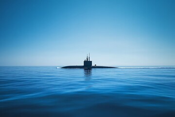 Fototapeta premium Submarine on the Surface