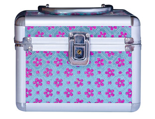 suitcase casket jewelry box isolation