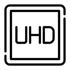 uhd line icon