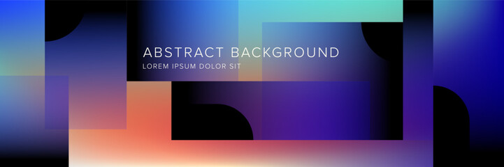 Modern abstract background for presentation design, dynamic shapes composition. Vector illustration