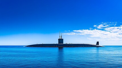 Submarine on a Clear Blue Day
