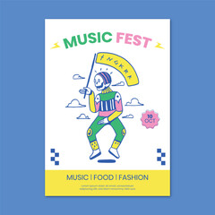 Flyer template design