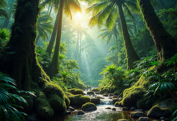 tropical jungle