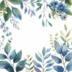 A flowery design with a white background