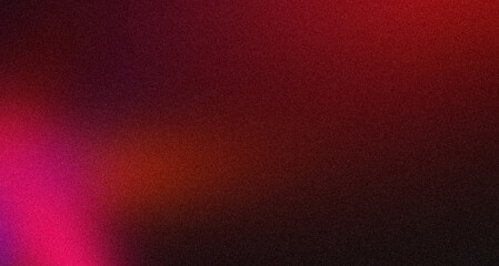 Trendy Gradient grainy texture. Soft red magenta gradient backdrop with place for text. illustration for your graphic design, banner, poster