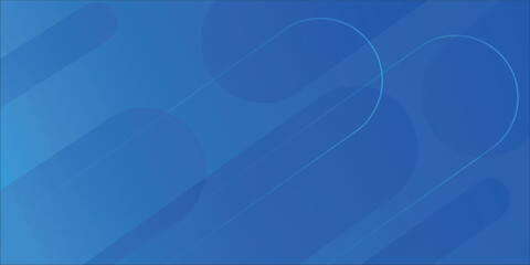 Abstract blue background with diagonal lines. Dynamic shapes composition. Vector illustration