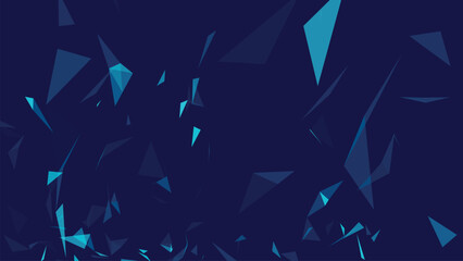 Abstract background with connecting dots and lines. Network connection structure. Data technology and scientific illustration. Plexus effect. 3D vector illustration