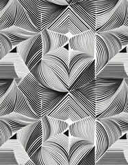Abstract black and white pattern