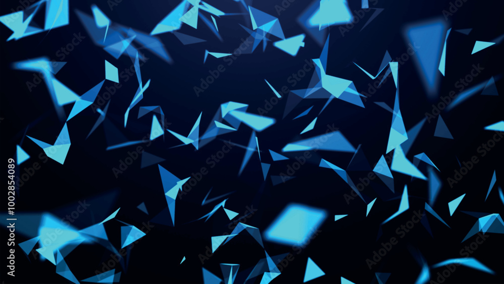 Aufkleber abstract background with connecting dots and lines. network connection structure. data technology an