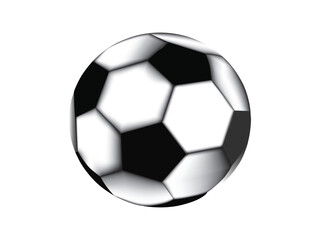 Fototapeta premium Soccer Football Ball Icon with Shadow