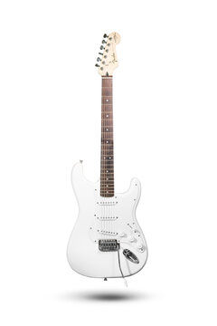Front View of a Fender Stratocaster Electric Guitar
