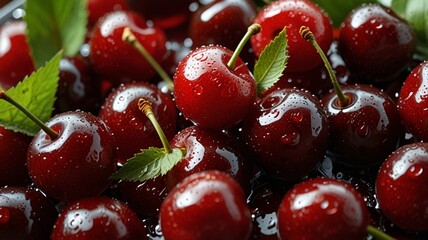 cherries on a plate