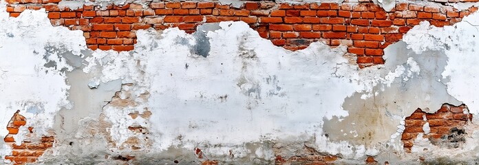 A brick wall with a white background