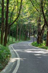 Park road in Guangzhou China
